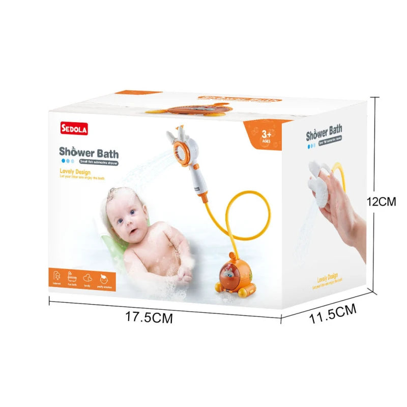 Juguete de baño submarino de rábano