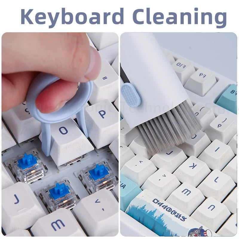 Kit de cepillo limpiador de teclado de ordenador 7 en 1