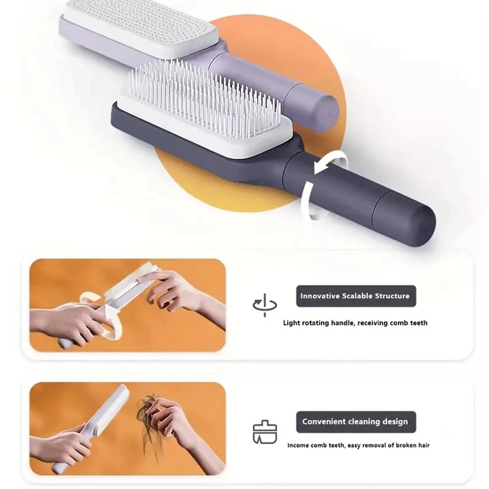 Cepillo mágico suave y retráctil perfecto para tu cabello